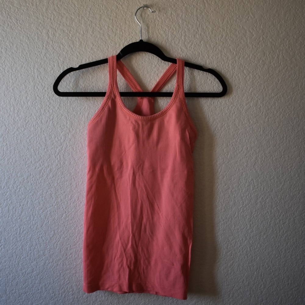 Lulu Lemon Coral Racer Back Tank Top